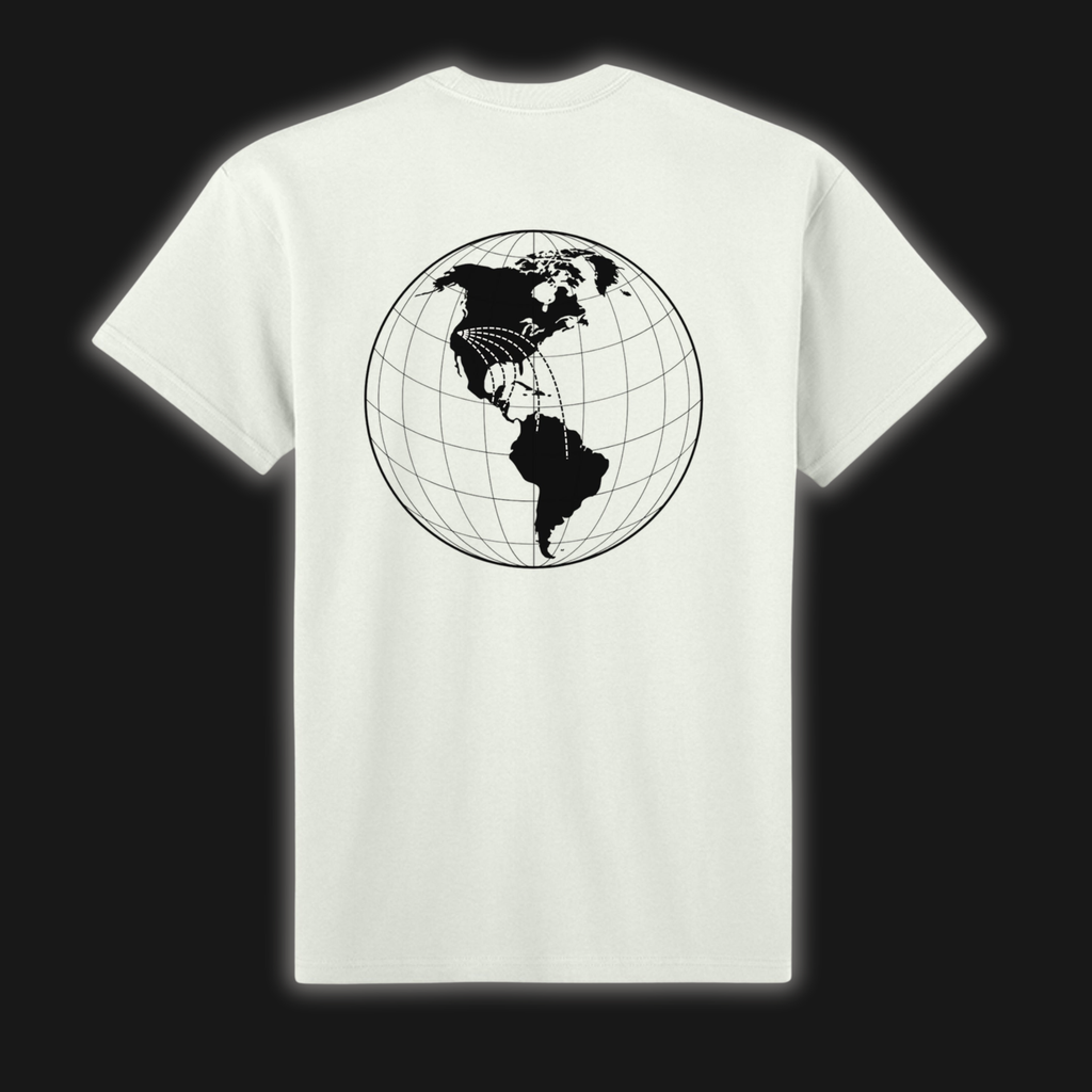 Globe Tee — Bone